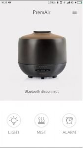 Bluetooth app for aromasource premair diffuser