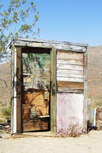 Outhouse in the middle of nowhere